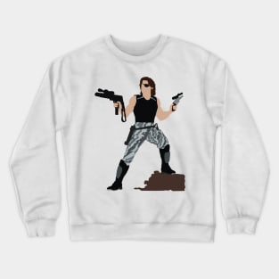 Snake Plisskin Crewneck Sweatshirt